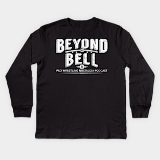 Beyond The Bell Official White Logo Kids Long Sleeve T-Shirt